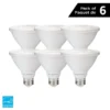 Luminus 75 Watt PAR30 Short Neck Flood Dimmable Bulb 3000K Bright White (6-Pack)