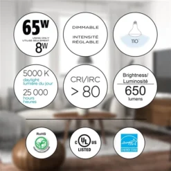 Luminus 65 Watt Equivalent BR30 Dimmable Bulb 5000K Daylight (16-Pack) -Globe Lite Shop 330951454 AlternateImage2 l