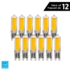 Luminus 35 Watt Equivalent G9 Non-Dimmable Bulb 3000K Bright White (12-Pack)
