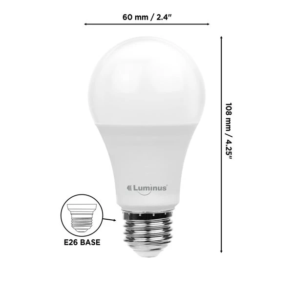 Luminus 40-Watt Equivalent A19 Warm White LED Light Bulbs (24-pack) 2 Luminus 40-Watt Equivalent A19 Warm White LED Light Bulbs (24-pack) - Image 2