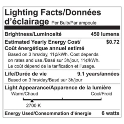 Luminus 40-Watt Equivalent A19 Warm White LED Light Bulbs (24-pack) 7 Luminus 40-Watt Equivalent A19 Warm White LED Light Bulbs (24-pack) -Globe Lite Shop 330968584 AlternateImage4 l