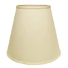 Cloth & Wire 14-in X 16-in Egg Colour Fabric Empire Lamp Shade With Washer Fitter