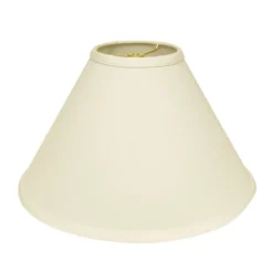 Cloth & Wire 13-in X 19-in Egg Colour Fabric Drum Lamp Shade