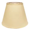 Cloth & Wire 13-in X 18-in Beige Linen Empire Lamp Shade