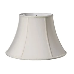 Cloth & Wire 8.25-in X 9.25-in Cream Silk Drum Lamp Shade