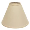 Cloth & Wire 10-in X 13-in Beige Linen Drum Lamp Shade