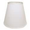 Cloth & Wire 15-in X 18-in White Fabric Empire Lamp Shade With Washer Fitter