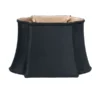 Cloth & Wire 8.88-in X 8.88-in Black (with Bronze Lining) Silk Drum Lamp Shade