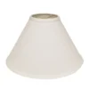 Cloth & Wire 11.5-in X 17-in White Fabric Drum Lamp Shade With Washer Fitter