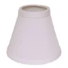Cloth & Wire 4-in X 4-in White Fabric Empire Lamp Shade - Set Of 6