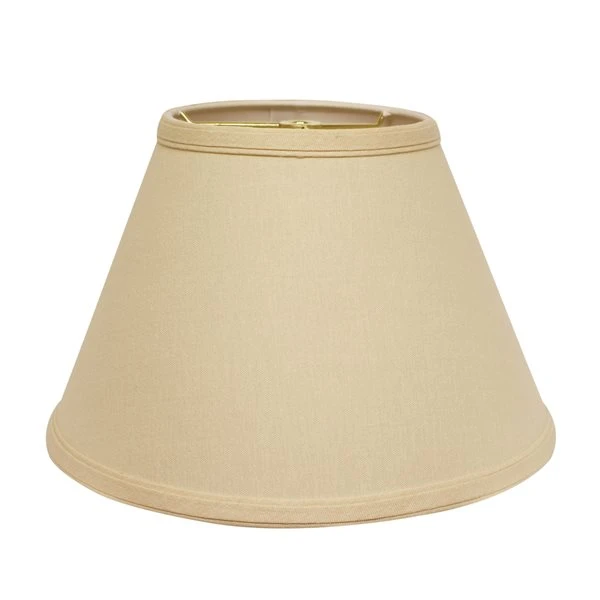 Cloth & Wire 8-in X 12-in Beige Linen Empire Lamp Shade 1 Cloth & Wire 8-in X 12-in Beige Linen Empire Lamp Shade