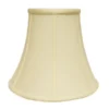 Cloth & Wire 6.75-in X 8-in Egg Colour Fabric Bell Lamp Shade