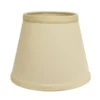 Cloth & Wire 8-in X 12-in Fabric Empire Lamp Shade With Washer Fitter - Egg Colour