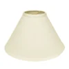 Cloth & Wire 10-in X 13-in Egg Colour Fabric Drum Lamp Shade