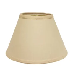 Cloth & Wire 8-in X 12-in Linen Empire Lamp Shade With Washer Fitter In Beige