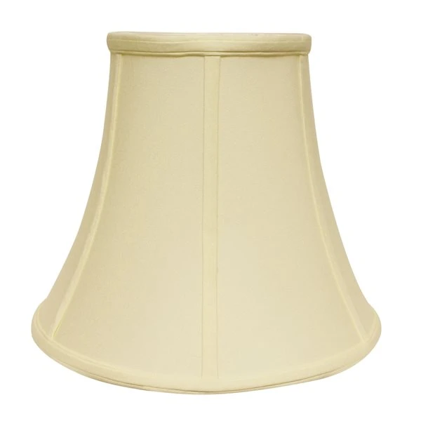 Cloth & Wire 13-in X 18-in Egg Colour Fabric Bell Lamp Shade 1 Cloth & Wire 13-in X 18-in Egg Colour Fabric Bell Lamp Shade
