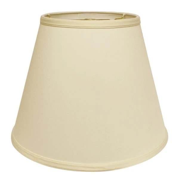 Cloth & Wire 12-in X 16-in Egg Colour Fabric Empire Lamp Shade With Washer Fitter 1 Cloth & Wire 12-in X 16-in Egg Colour Fabric Empire Lamp Shade With Washer Fitter