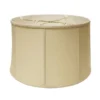 Cloth & Wire 11.5-in X 19-in Tan Linen Drum Lamp Shade