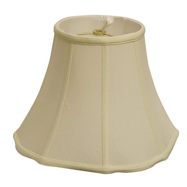 Cloth & Wire 9-in X 12-in Egg Silk Drum Lamp Shade 2 Cloth & Wire 9-in X 12-in Egg Silk Drum Lamp Shade - Image 2