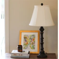 Cloth & Wire 11.75-in X 16-in White Silk Empire Lamp Shade