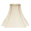 Cloth & Wire 12-in X 18-in Egg Silk Square Lamp Shade