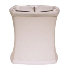 Cloth & Wire 4.5-in X 4.5-in Snow Linen Drum Lamp Shade - Set Of 6