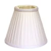 Cloth & Wire 3.5-in X 3.5-in White Silk Empire Lamp Shade - Set Of 6