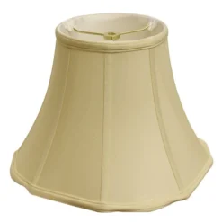 Cloth & Wire 12.5-in X 18-in Antique White Silk Drum Lamp Shade