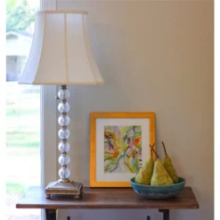 Cloth & Wire 12.5-in X 14-in White Silk Drum Lamp Shade