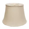 Cloth & Wire 12.5-in X 18-in Champagne Silk Bell Lamp Shade