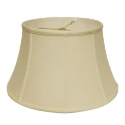 Cloth & Wire 9.5-in X 17.5-in Egg Fabric Drum Lamp Shade