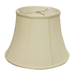 Cloth & Wire 13-in X 18-in Egg Silk Bell Lamp Shade
