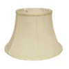 Cloth & Wire 9.5-in X 17.5-in Egg Silk Drum Lamp Shade
