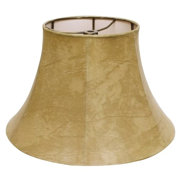 Cloth & Wire 9-in X 14-in 04-faux Animal Hide Paper Bell Lamp Shade 2 Cloth & Wire 9-in X 14-in 04-faux Animal Hide Paper Bell Lamp Shade - Image 2