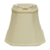 Cloth & Wire 8-in X 10-in Egg Silk Bell Lamp Shade