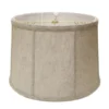 Cloth & Wire 10.25-in X 17-in Oatmeal Linen Drum Lamp Shade
