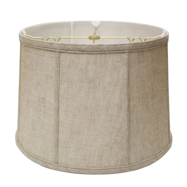 Cloth & Wire 10.25-in X 17-in Oatmeal Linen Drum Lamp Shade 1 Cloth & Wire 10.25-in X 17-in Oatmeal Linen Drum Lamp Shade