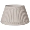 Cloth & Wire 11-in X 19-in Cream Silk Drum Lamp Shade