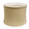 Cloth & Wire 13-in X 19-in Dune Linen Drum Lamp Shade