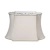 Cloth & Wire 7.62-in X 7.62-in Cream Silk Drum Lamp Shade