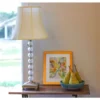 Cloth & Wire 12.5-in X 14-in Egg Silk Drum Lamp Shade