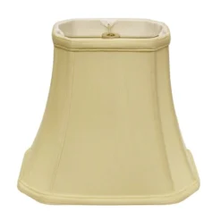 Cloth & Wire 10.5-in X 14-in Antique White Silk Bell Lamp Shade