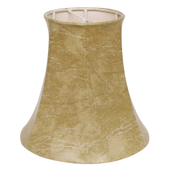 Cloth & Wire 5.75-in X 6-in Parchment Paper Bell Lamp Shade 1 Cloth & Wire 5.75-in X 6-in Parchment Paper Bell Lamp Shade