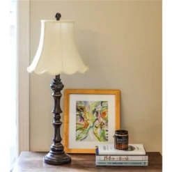 Cloth & Wire 8-in X 10-in Silk Egg Bell Lamp Shade