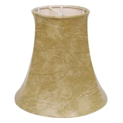 Cloth & Wire 4-in X 4-in Parchment Paper Bell Lamp Shade
