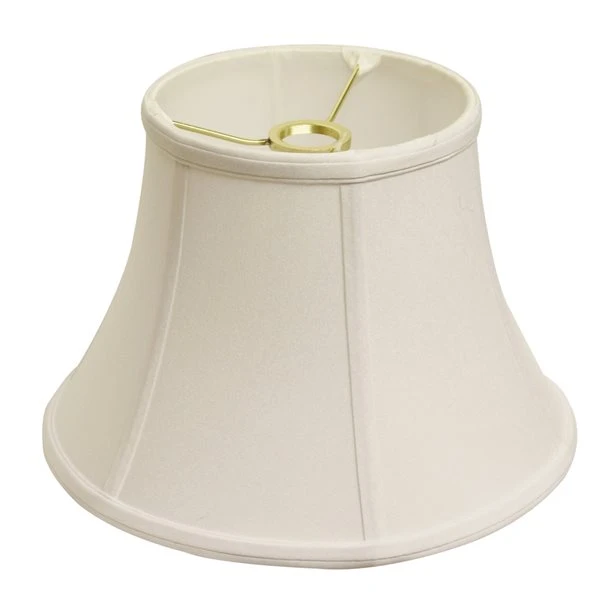 Cloth & Wire 8-in X 12-in Snow Fabric Drum Lamp Shade 1 Cloth & Wire 8-in X 12-in Snow Fabric Drum Lamp Shade