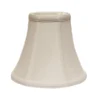 Cloth & Wire 12-in X 16-in Snow Fabric Bell Lamp Shade