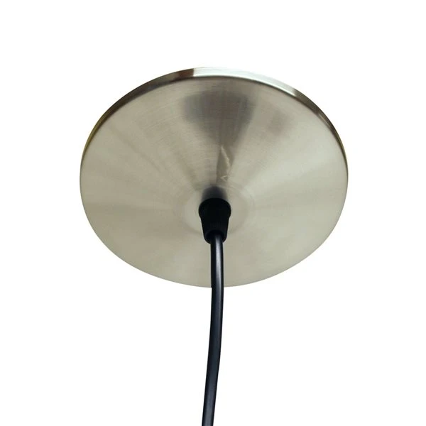 Cloth & Wire Brushed Nickel Indoor 2-Light Cord Pendant Stem Light Kit 3 Cloth & Wire Brushed Nickel Indoor 2-Light Cord Pendant Stem Light Kit - Image 3