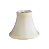 Cloth & Wire 4-in X 5-in Oyster Silk Bell Lamp Shade - Set Of 6