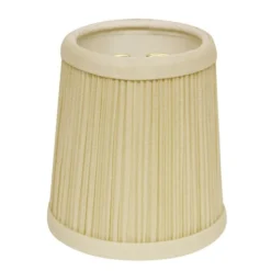 Cloth & Wire 4-in X 4-in Egg Fabric Empire Lamp Shade - Set Of 6